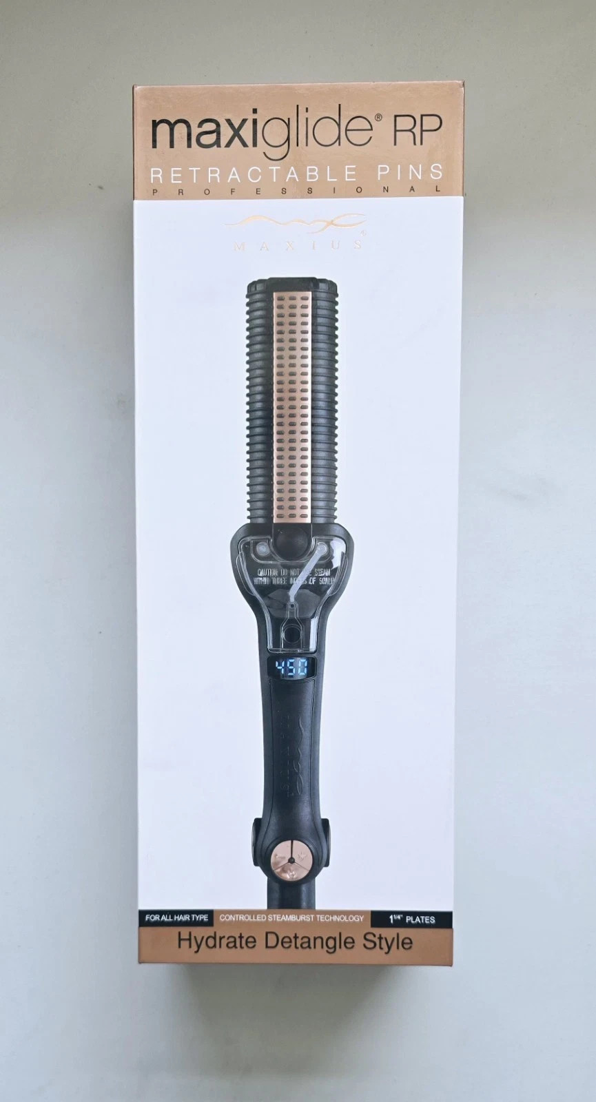 Maxius – Maxiglide RP 1.25″ – Hair Flattener – Professional