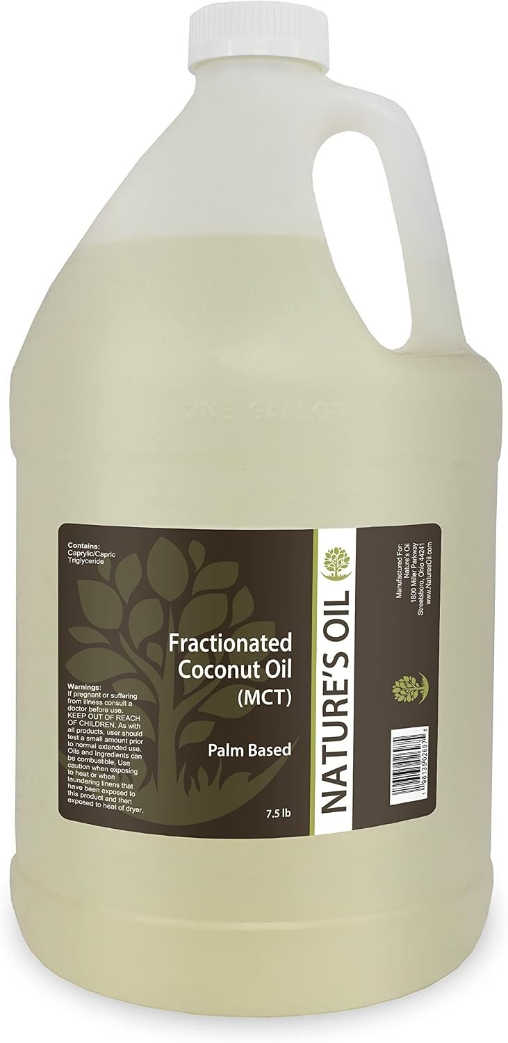 Fractionated Coconut Oil MCT Oil Oil Gallon for Massage, Diluting Essential O…