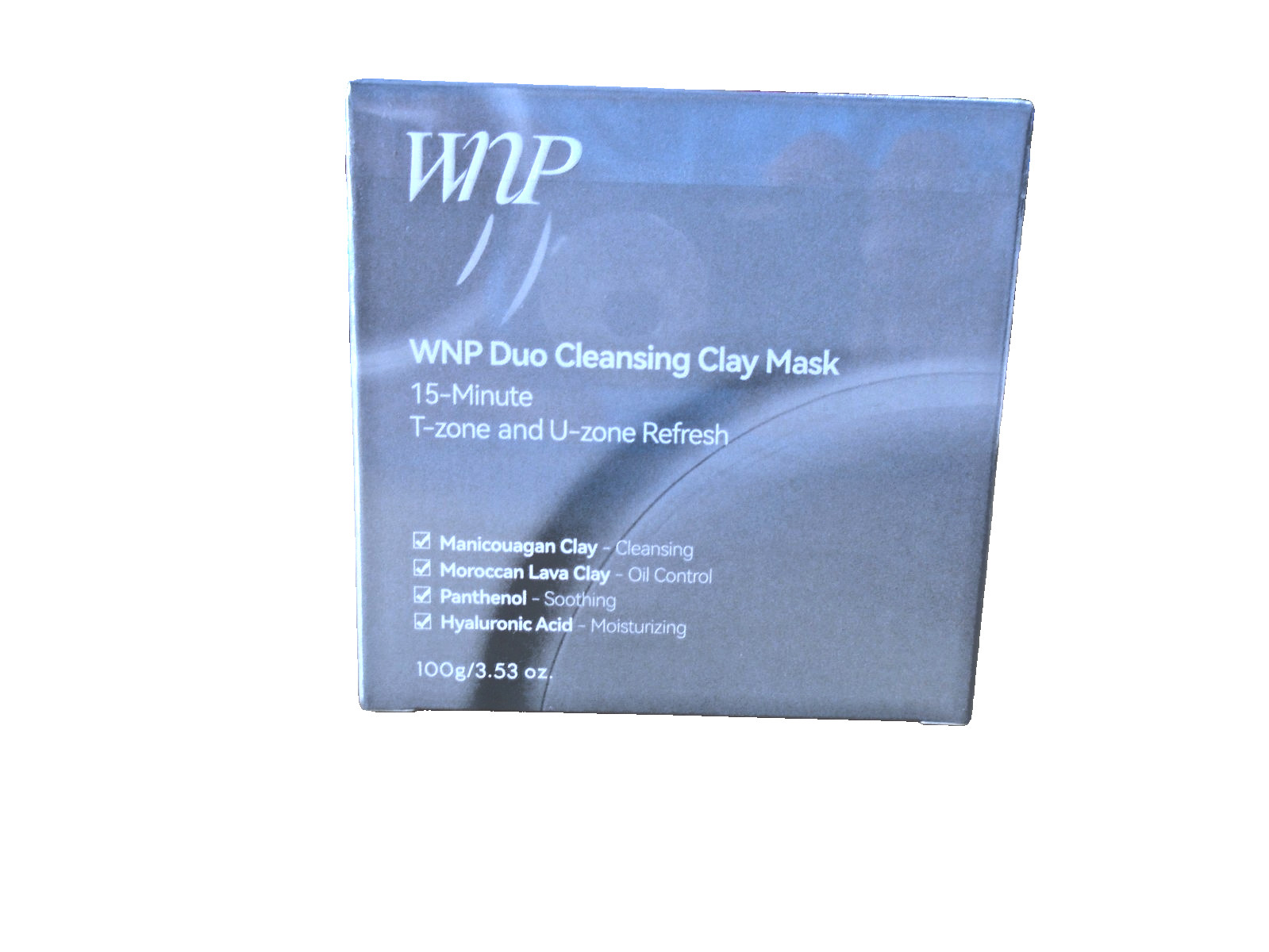WNP Duo Cleansing Clay Mask For T-Zone & U-Zone 100g EXP:09/2027