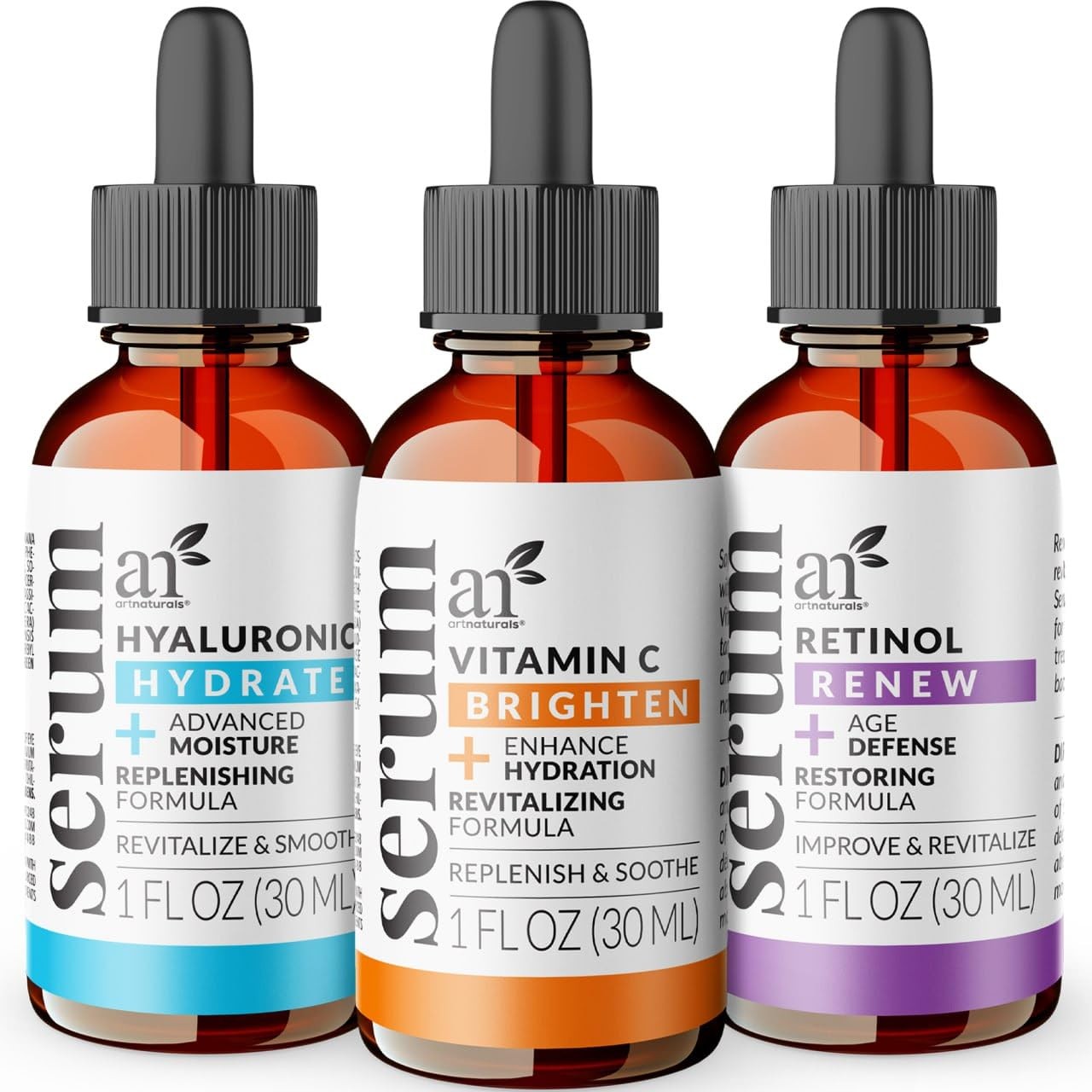 artnaturals Anti-Aging-Set with Vitamin-C Retinol and 1 Fl Oz (Pack of 3)