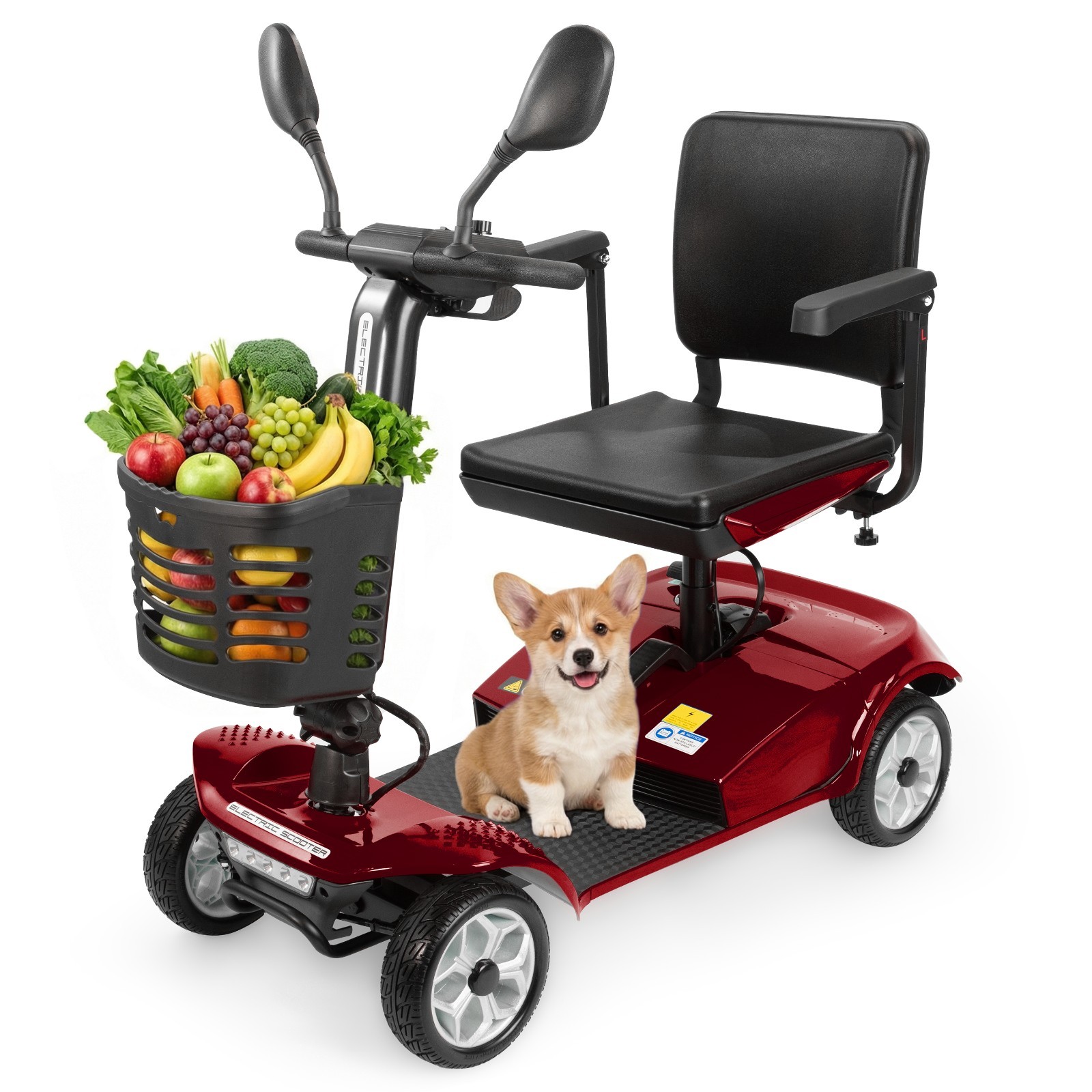 Powered mobility scooter 400 lb capacity, Electric Scooter for Adults & Seniors