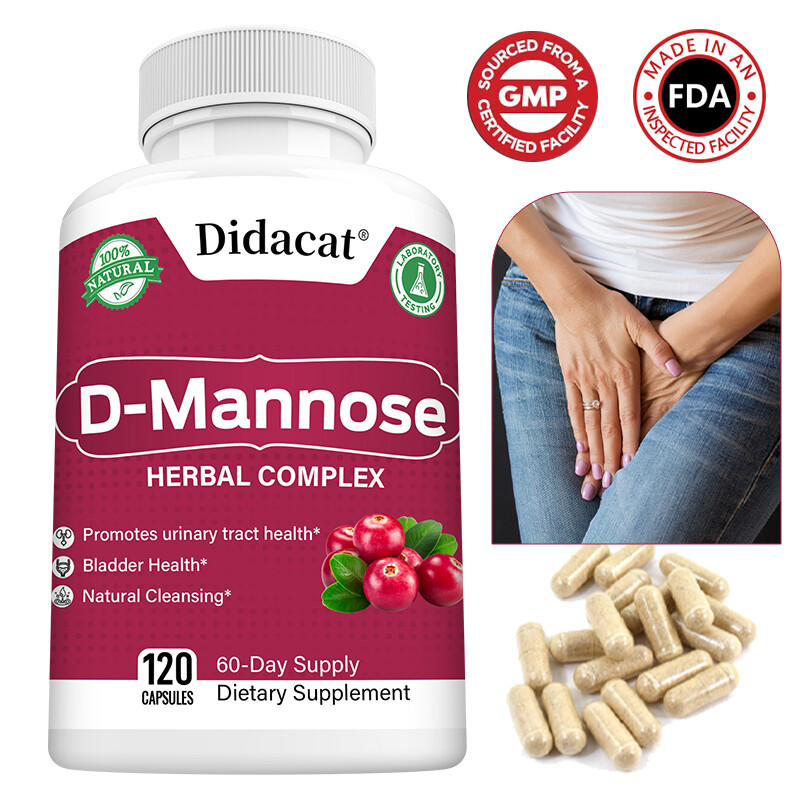 Urinary Tract Health 1000mg D Mannose w/ Cranberry Bladder Control Health