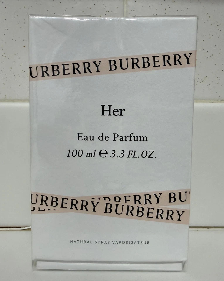 Burberry Her 3.3 oz / 100 ml EDT Perfume For Women Spray New Box Fast Shipping