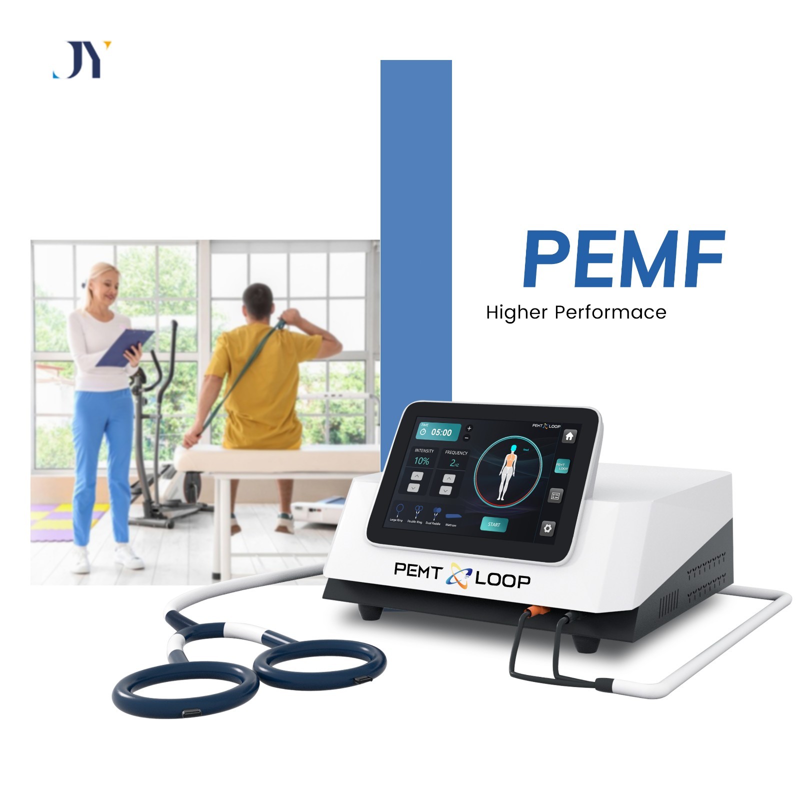 PMST Loop PEMF EMTT Physio Magneto Therapy Home Use Massage Pain Relief Machine