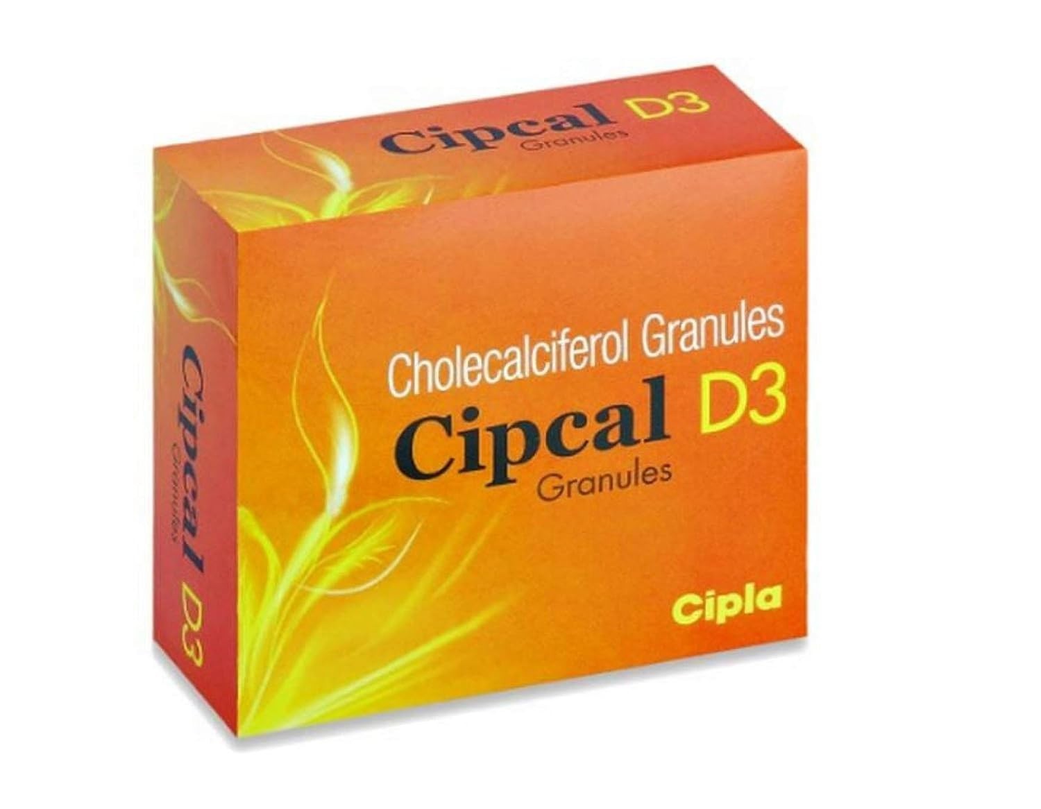 Cipla Cipcal Cholecalciferol Granules 20 Sachets – Vitamin D3 Bone & Joint Care