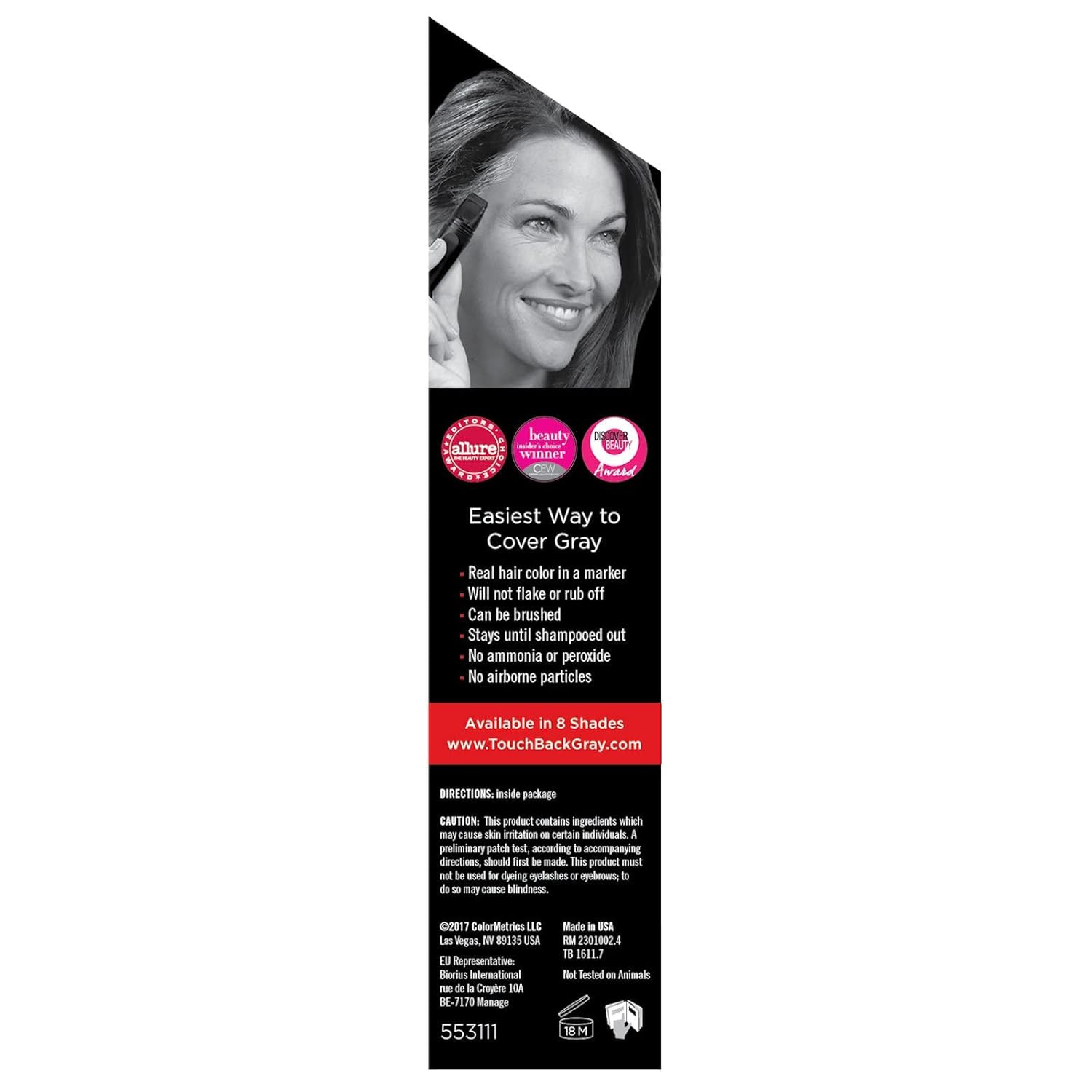 PRO Gray Root Touch up Marker Applicator – Real Hair Color Dark Brown