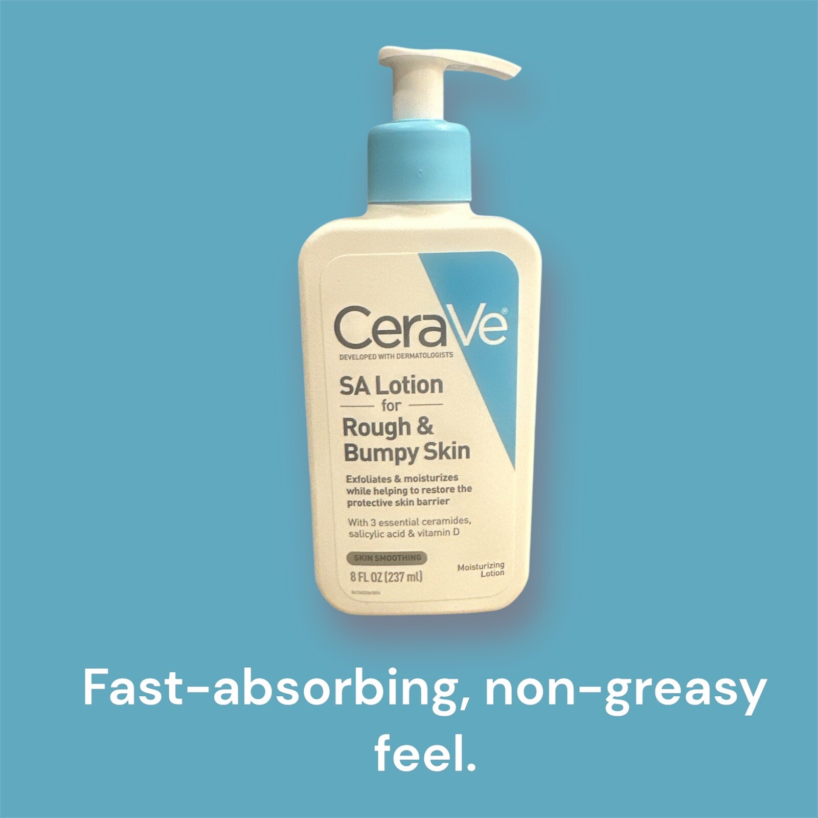 CeraVe SA LOTION for Rough & Bumpy Skin-With 3 Essential Ceramides. 8.Oz NEW!!!