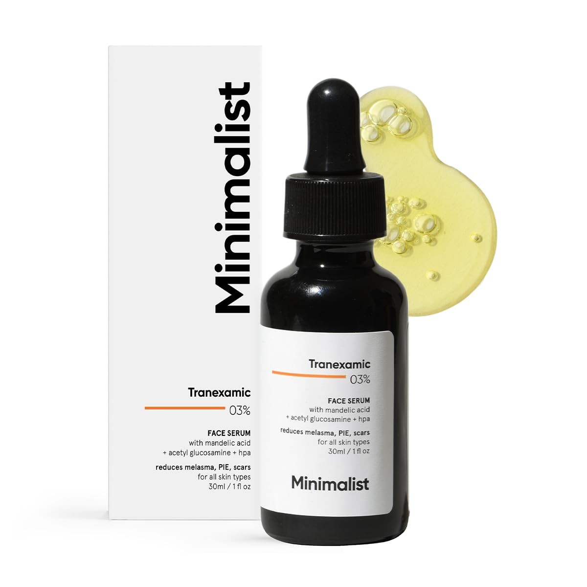 Tranexamic Acid Serum for Acne Scars, Melasma, Dark Spots | 1 Fl Oz