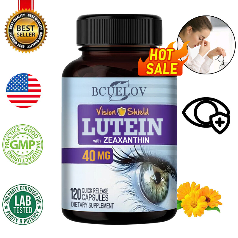 Lutein 40mg and Zeaxanthin Supplement – Premium Eye Protection Formula