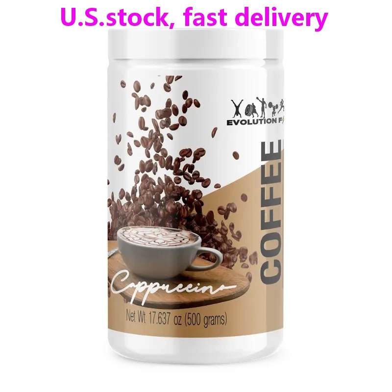 Evolution Coffee Cappuccino Flavor Beverage Creamy with L-Carnitine a Dietary Su
