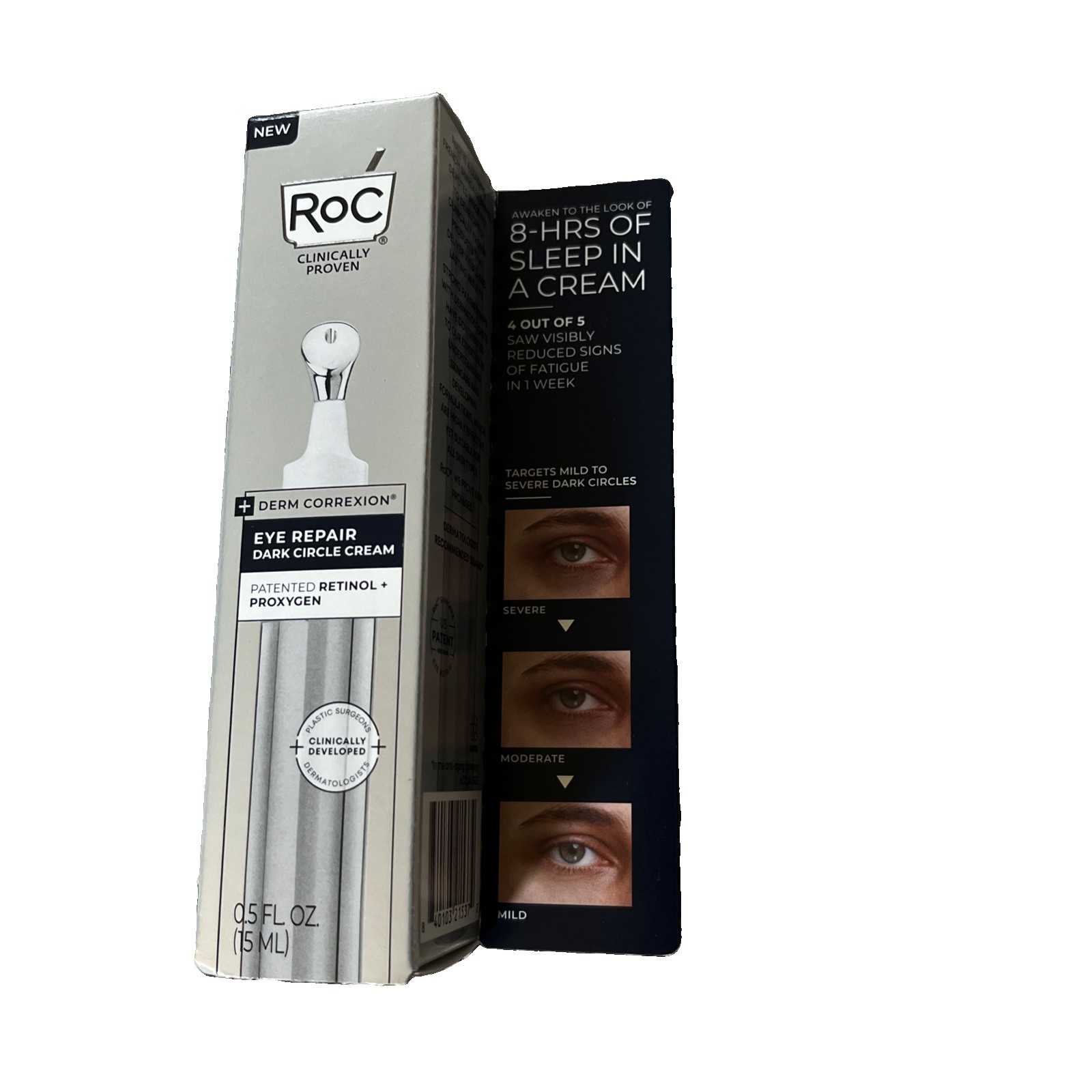 RoC Derm Correxion Eye Repair Dark Circle Cream 15 mL 0.5 fl oz. NEW Unopened