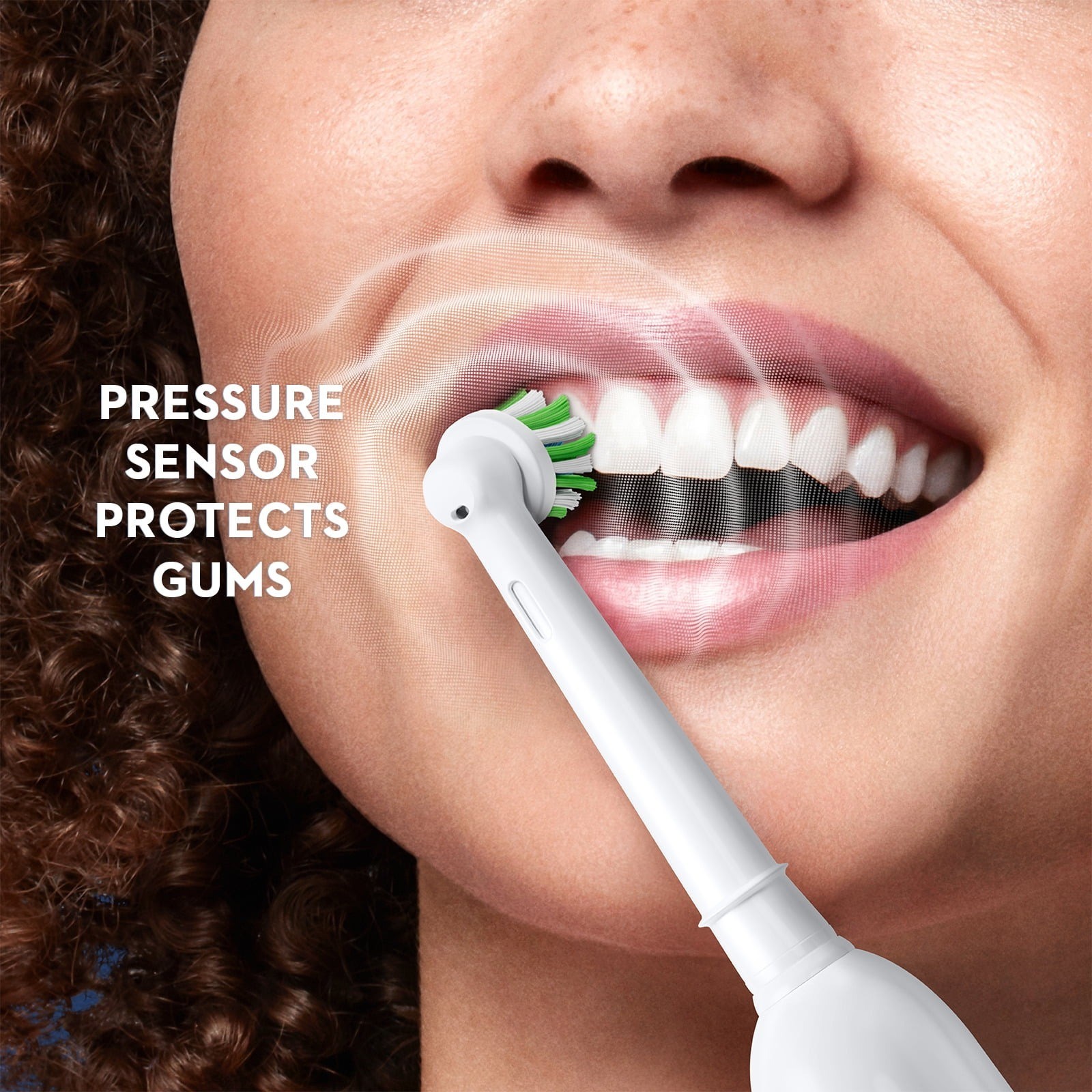 Oral-B 1000 CrossAction Electric Toothbrush Green Rechargeable Free Ship
