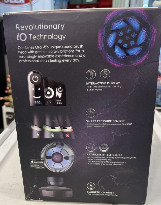 Oral-B iO Series 7 Connected Electric Toothbrush Onyx Black FREE SHIPPING