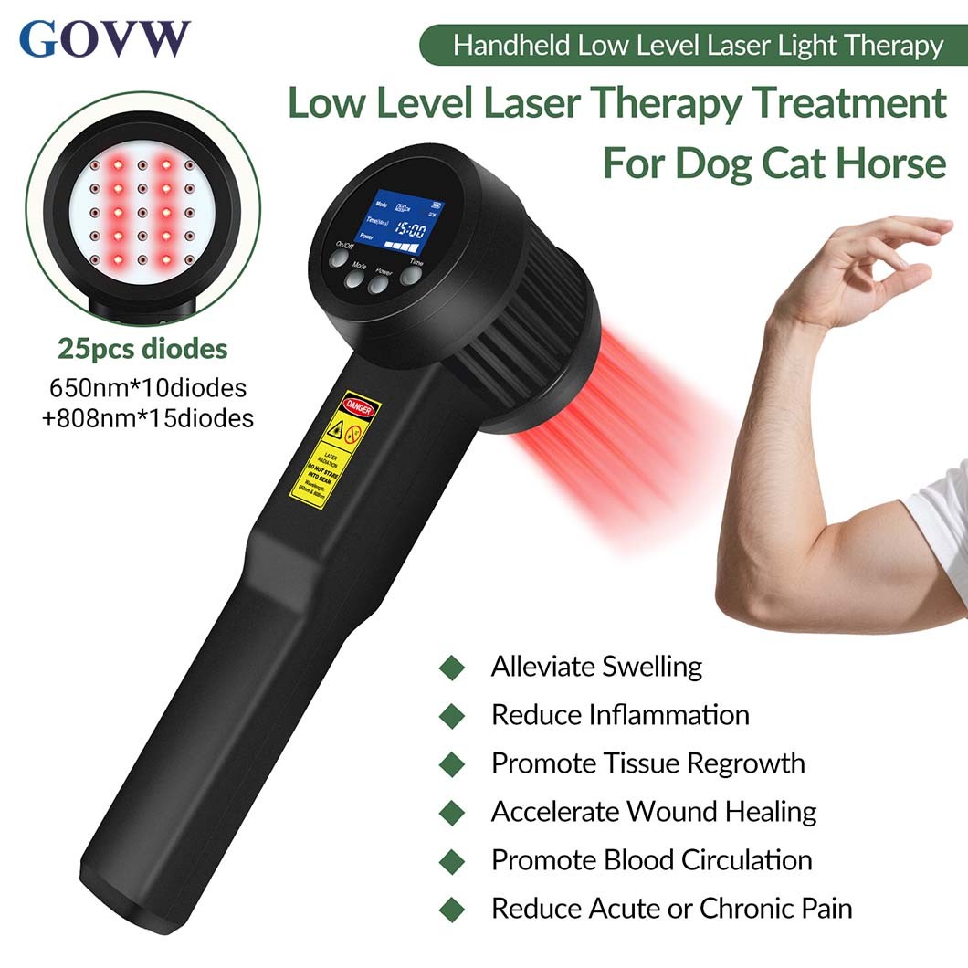 Handheld Cold Laser Therapy Machine Dual Wavelength for Arthritis & Muscle Pain