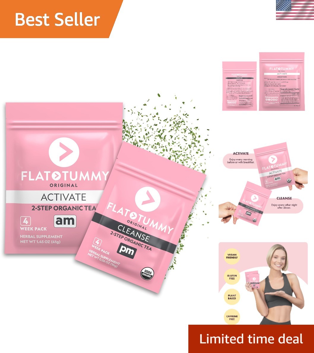 Tea – 2-step, 4 Week Program – Detox Tea to Boost Energy & Reduce Bloating* -…