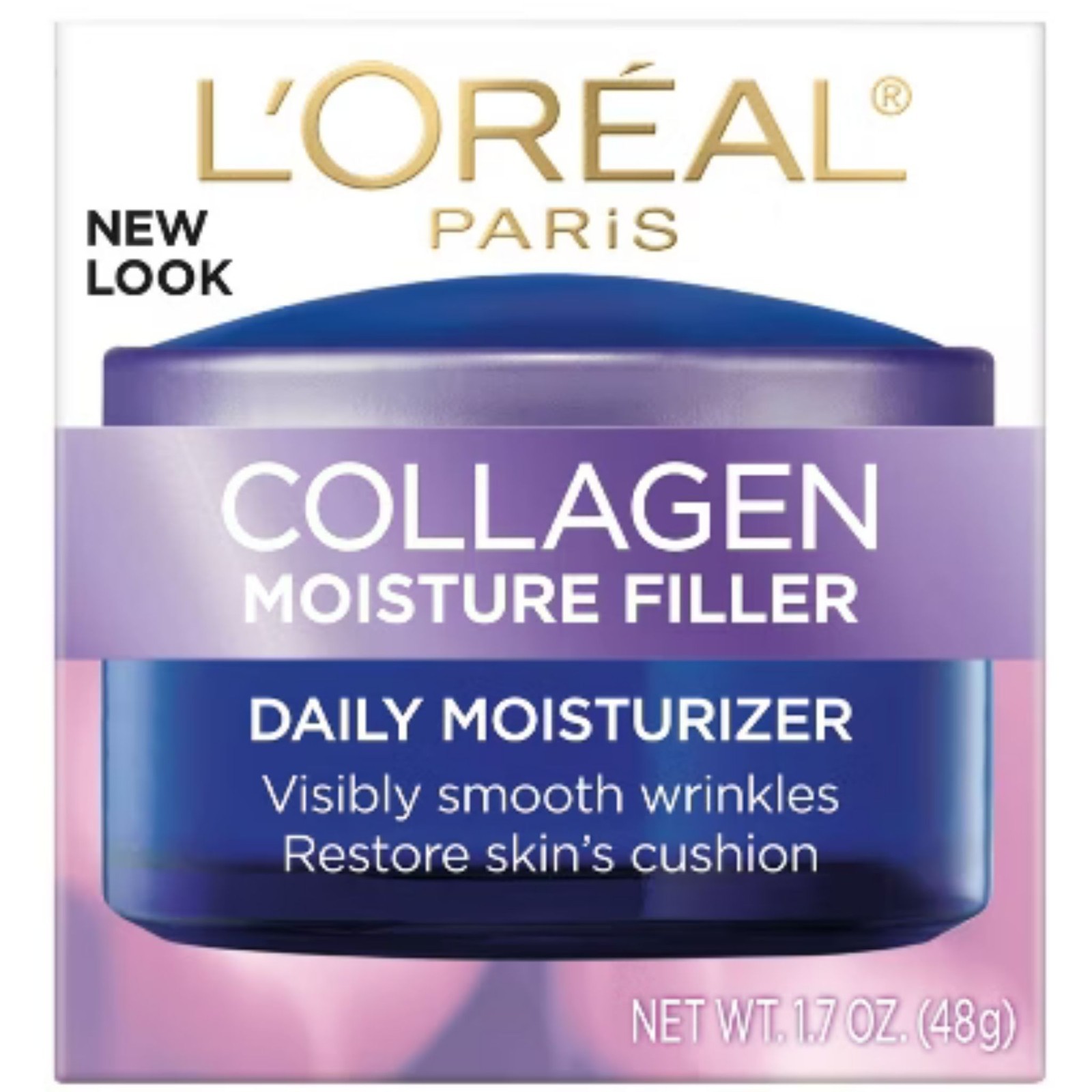 L’Oréal Collagen Moisture Filler Daily Moisturizer 1.7 oz Single Pack New