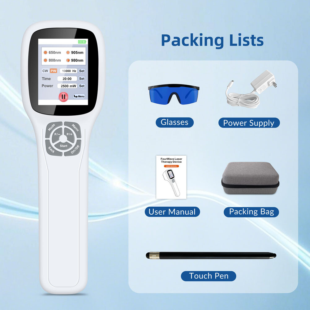 650nm 808nm 905nm 980nm Red Infrared Laser Therapy Device Human Pain Relief Home