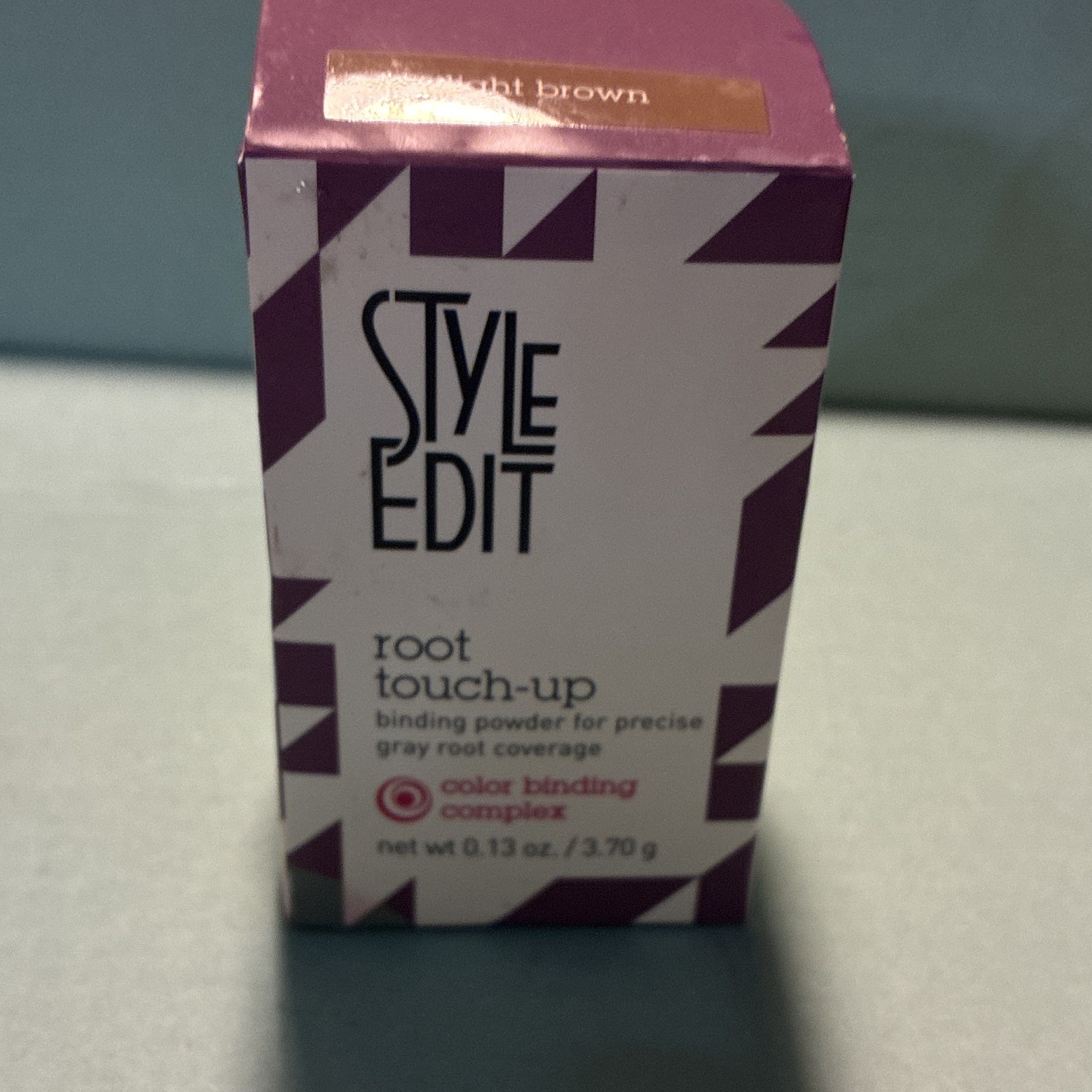 Style Edit Root Touch-Up Binding Powder Light Brown Temporary 0.13 oz / 3.70 g