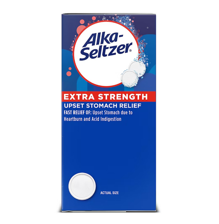 Alka-Seltzer Extra Strength, Heartburn, Indigestion, Upset Stomach, 72 Ct.