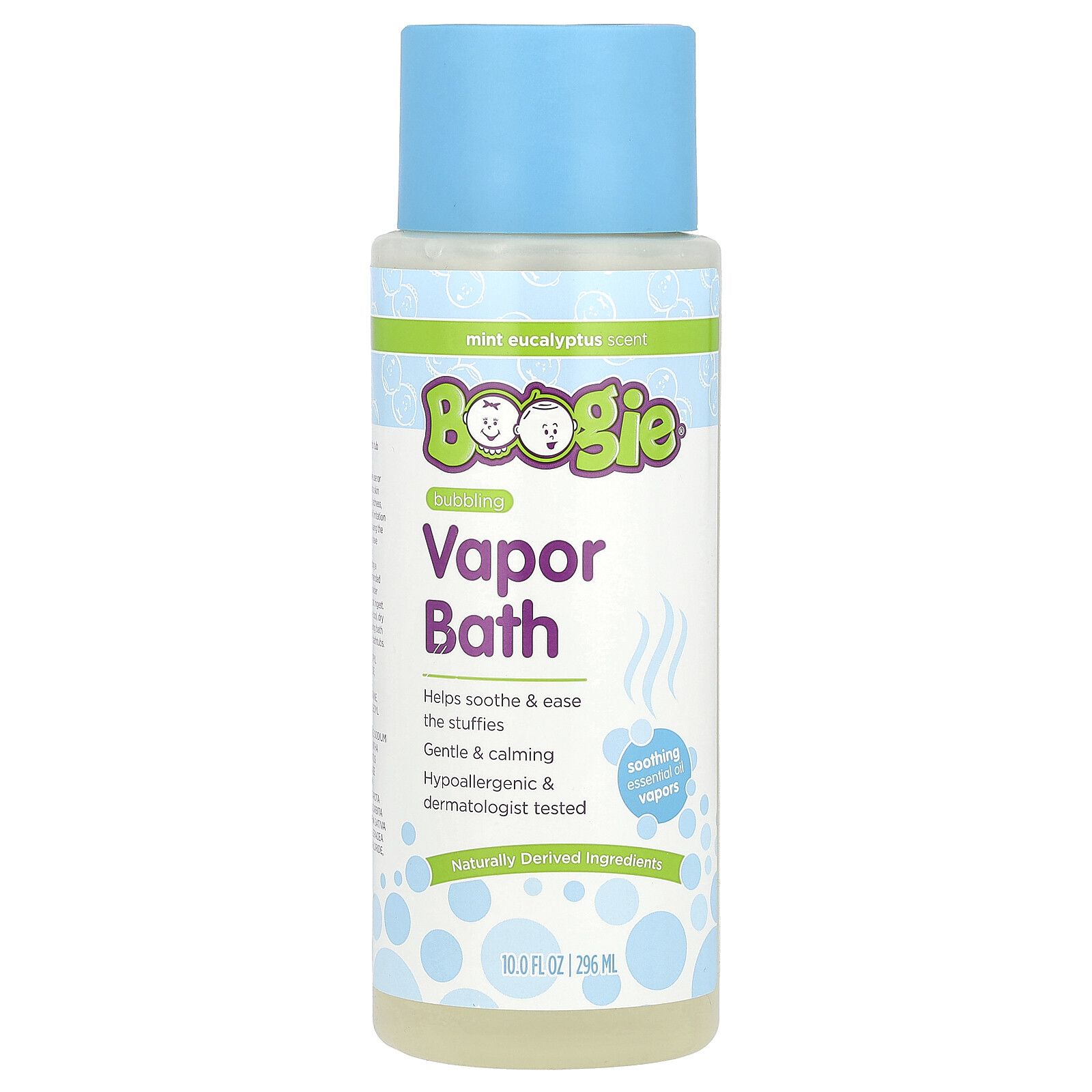 Bubbling Vapor Bath, Mint Eucalyptus, 10 fl oz (296 ml)