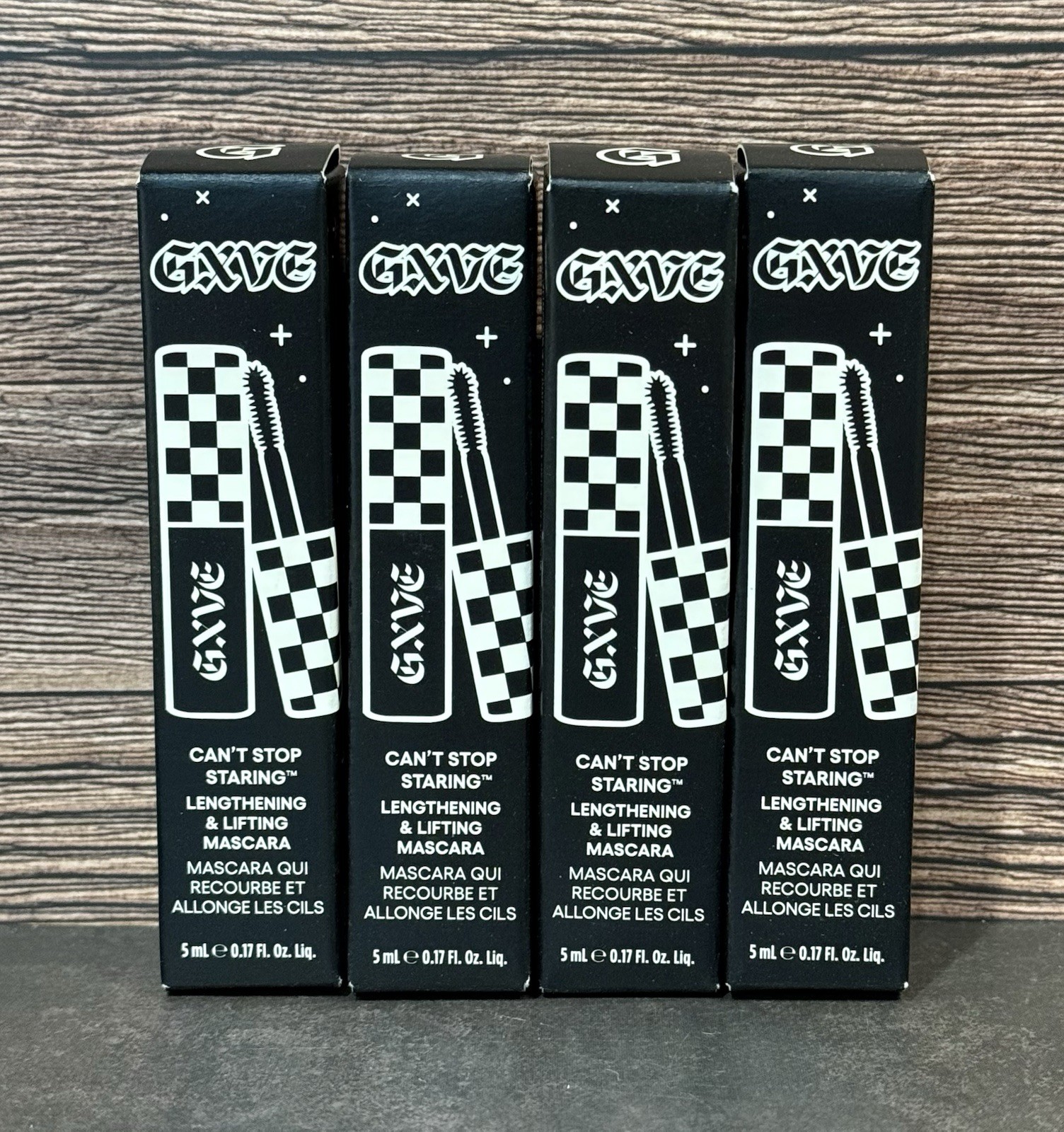 GXVE by Gwen Stefani Can’t Stop Staring Lengthening & Lifting Mascara Lot Of 4