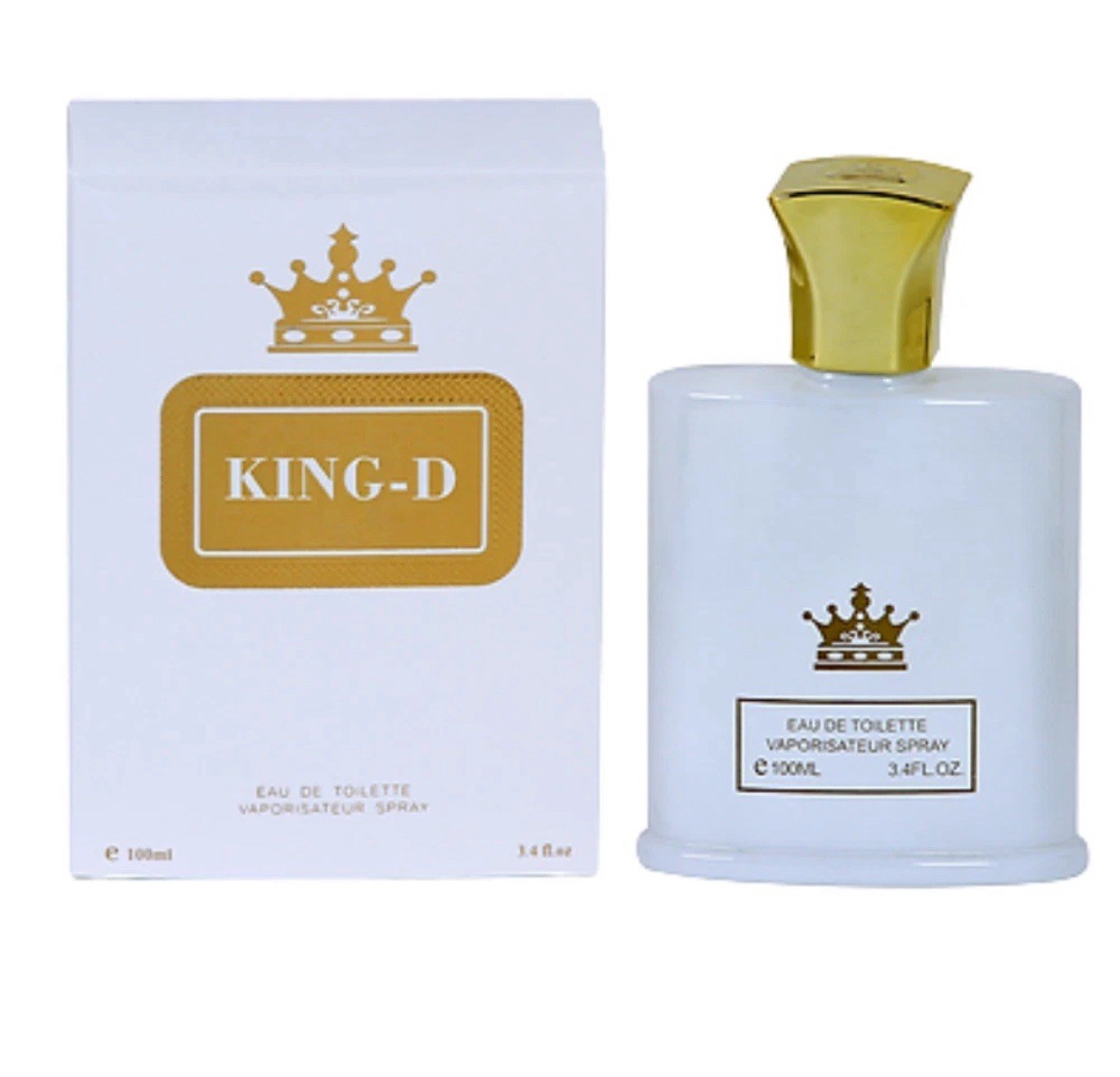 King-D White Unisex Fragrance 3.4oz EDT
