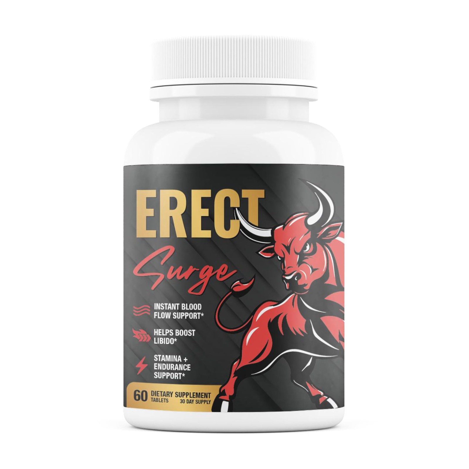 Erect SURGE™ – Supports Male Blood Flow for Performance, 1 Count (Pack of 1)