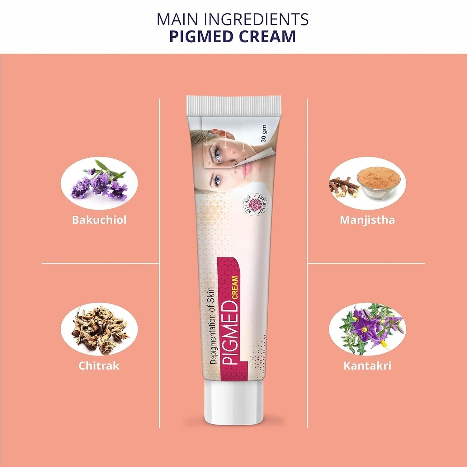 Neuhack Pigmed De Pigmentation cream for Dark spots, Acne scars, Pimple marks