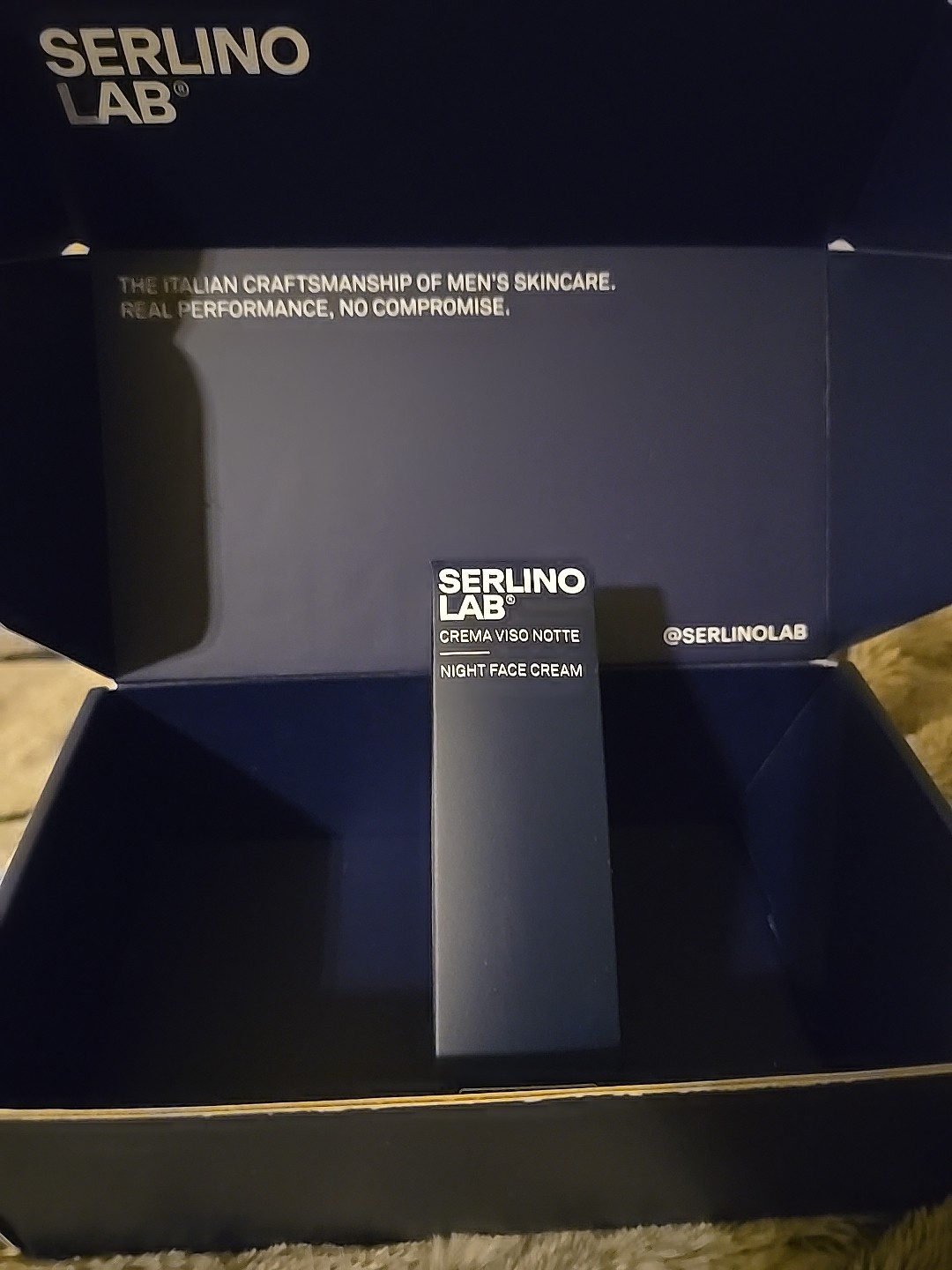 Serlino Lab Night Face Cream 50ml 1.7 oz Crema Viso Notte Made in Italy Exp 2/27