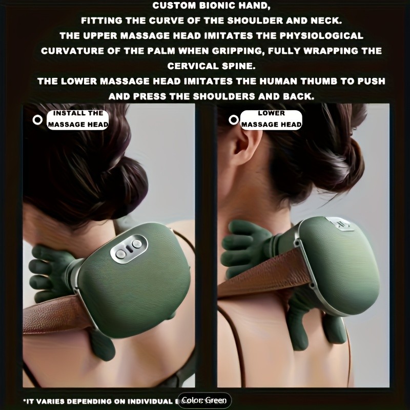 USB Rechargeable Massager – Suitable for The Neck, Back, Shoulders, Legs