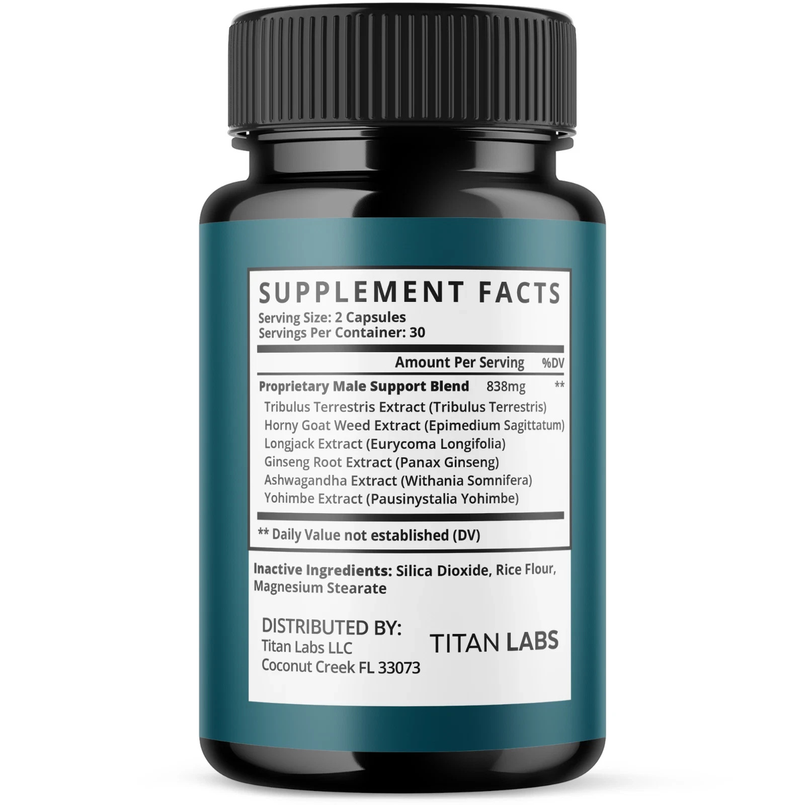 (2 Pack) Tstrive Advanced Male Support Performance Supplement 60 Capsules