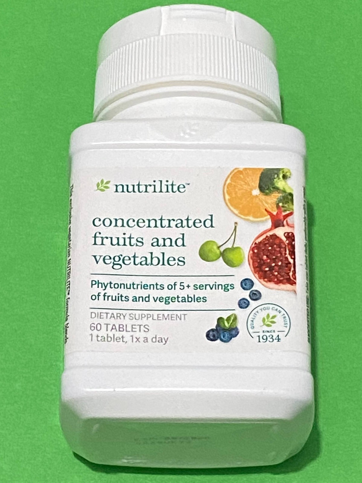Nutrilite Concentrated Fruits and Vegetables-60 Tablets EXP:08/2026