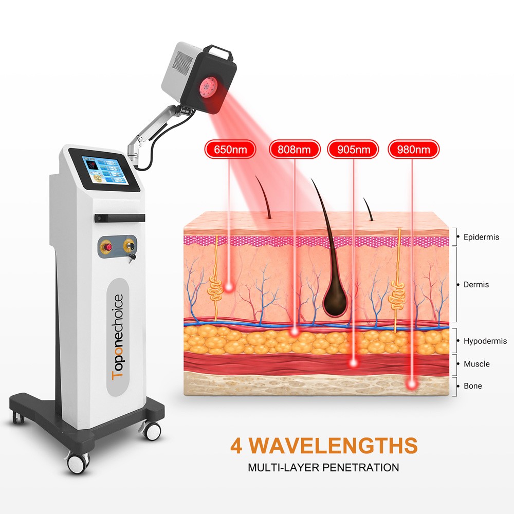 650nm+808nm+905nm+980nm Medical Low Level Laser Therapy Machine for Pain Relief