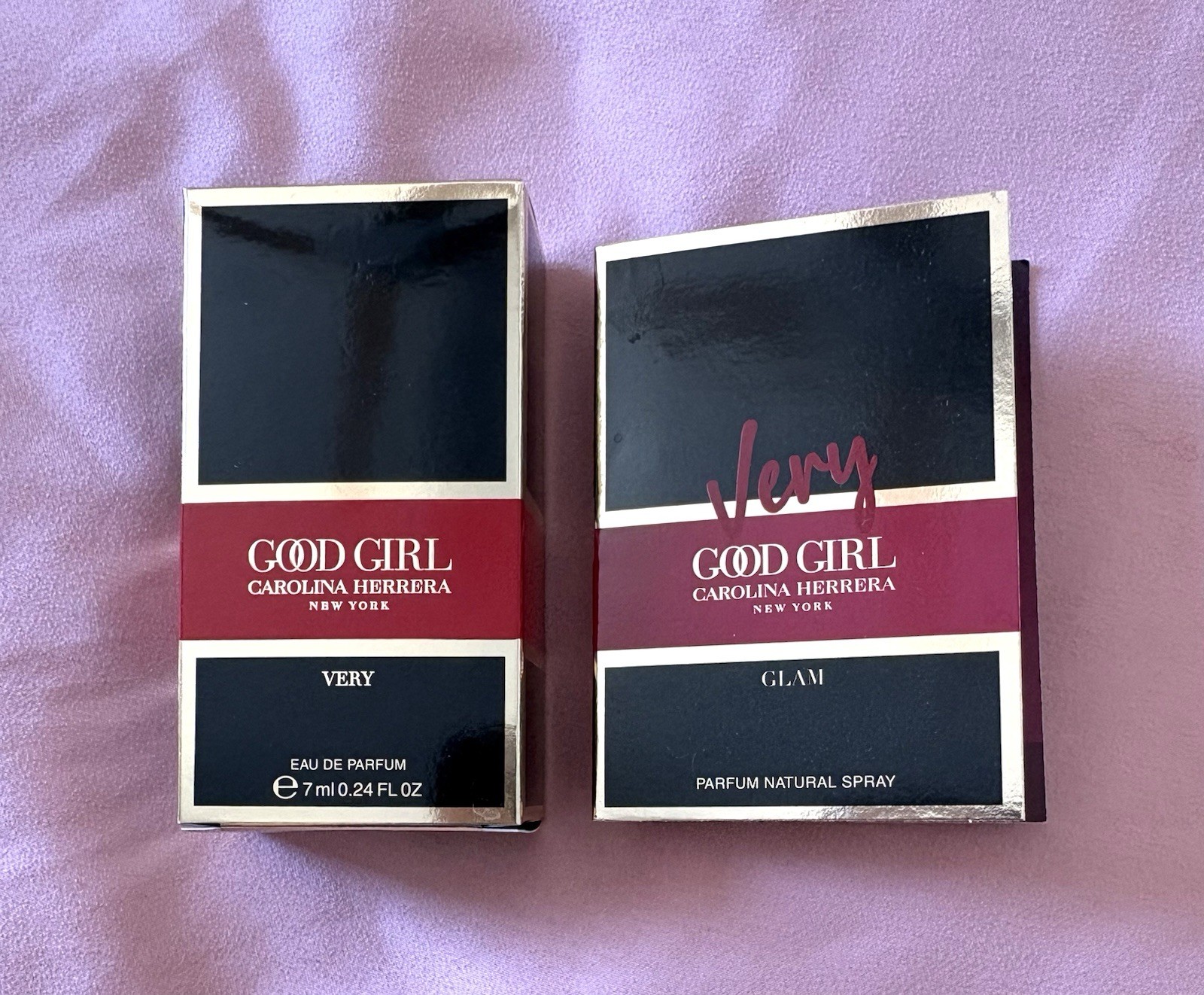 ❤️ NIB Carolina Herrera Very Good Girl Eau de Parfum 0.24 fl oz (7 ml) + sample