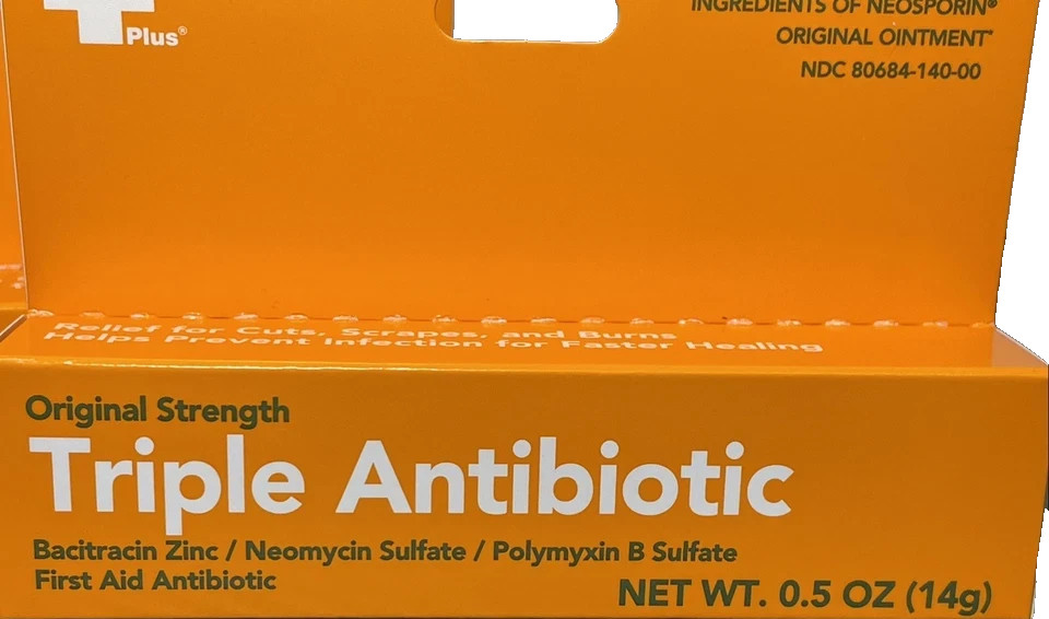 ( Lot 2 ) Thera Plus Original Strength Triple Antibiotic Ointment New SEALED
