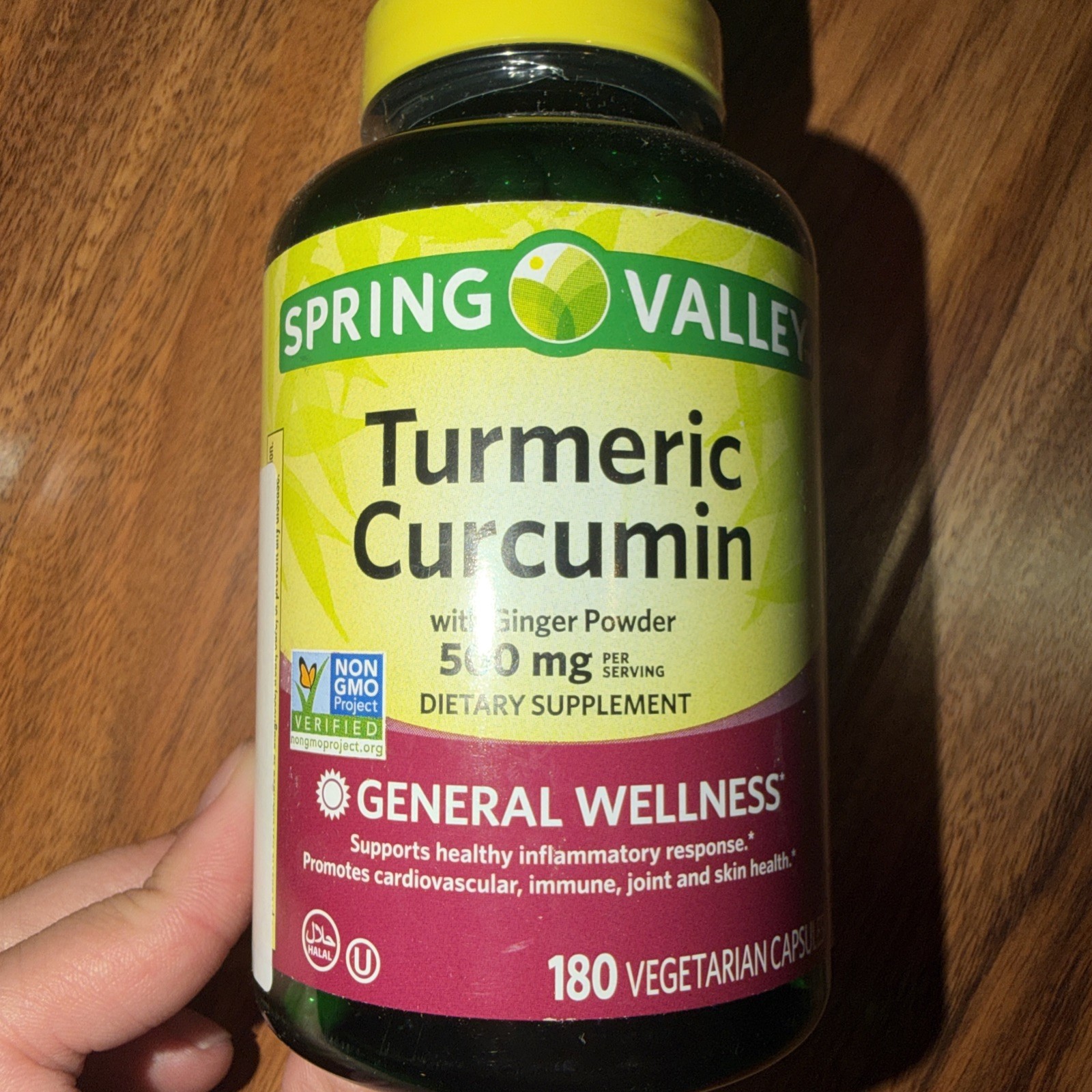 Spring Valley Ultra Strength Turmeric Curcumin Dietary Supplement 1,500 mg 90 Ct
