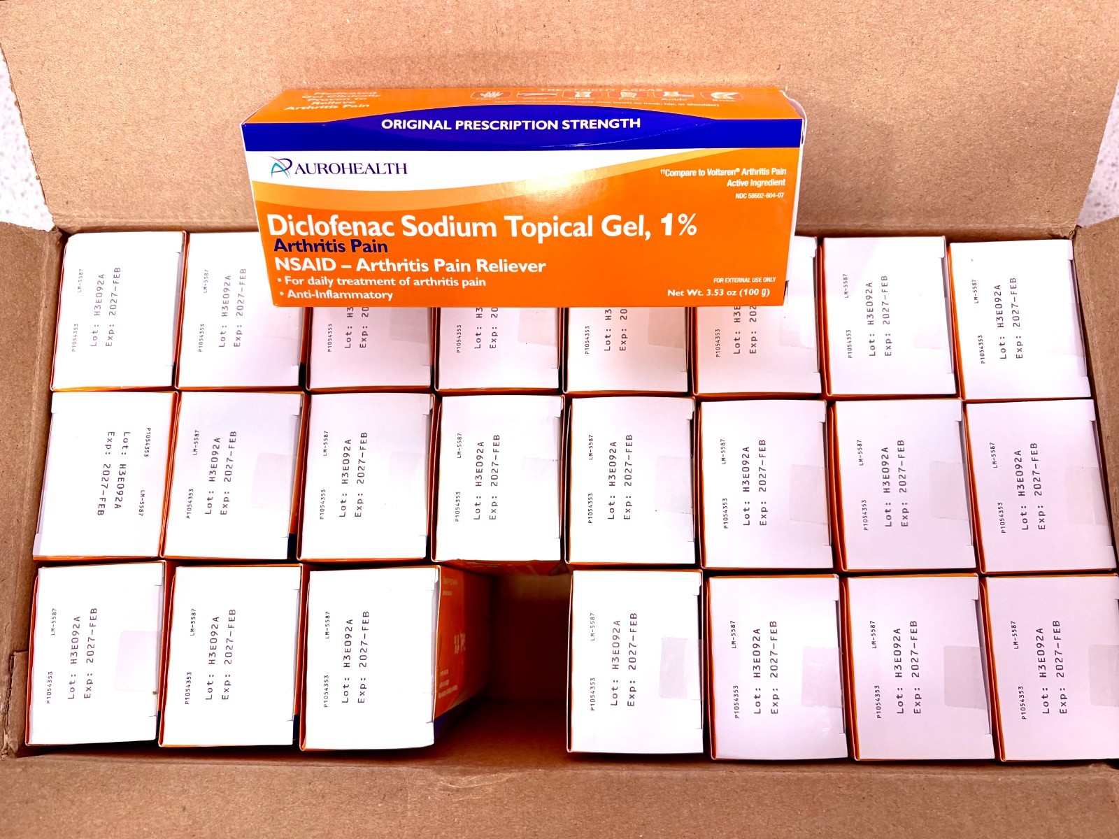 DICLOFENAC GEL | 24 TUBES | Bulk Pack FREE SHIPPING Family Business Value! !