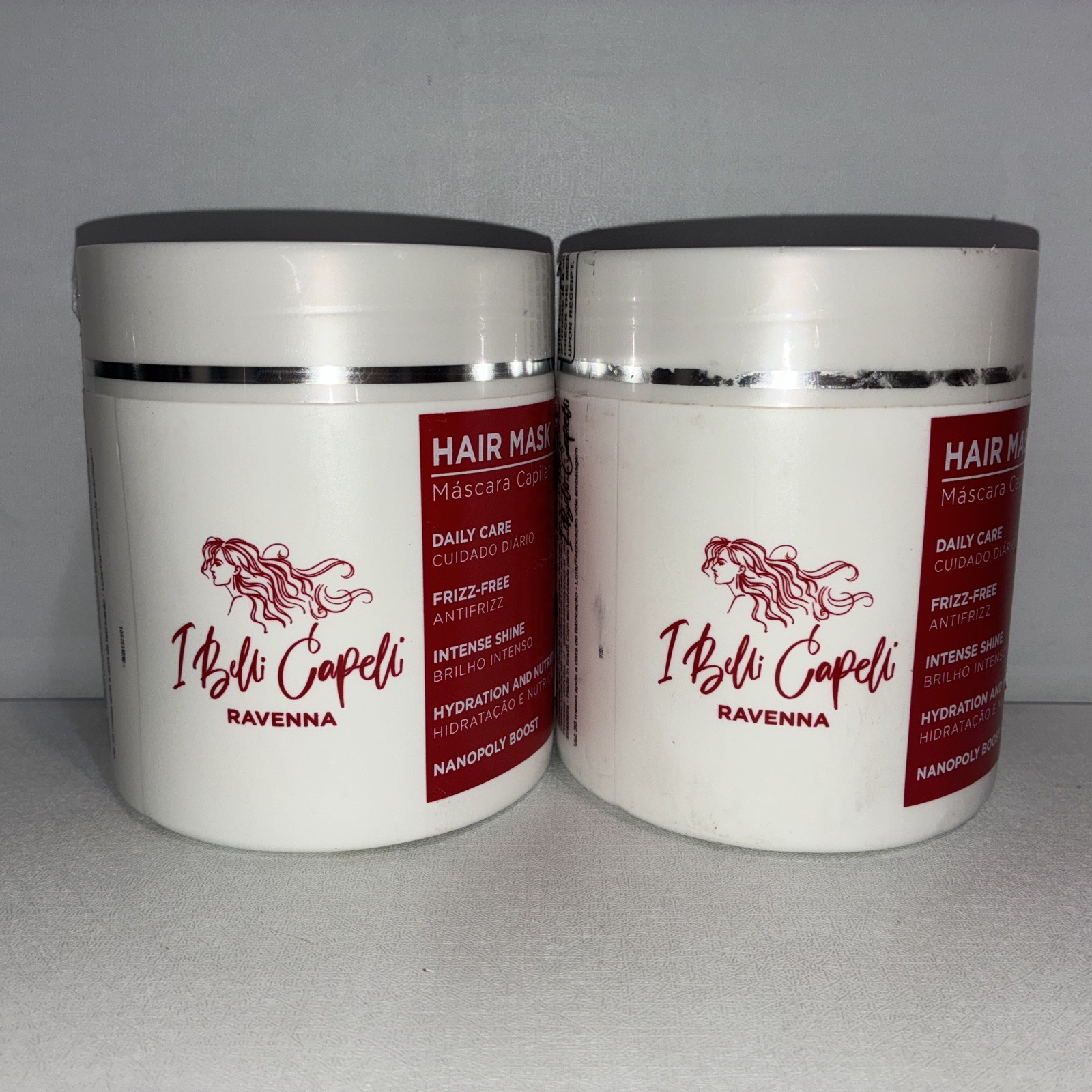 Lot Of 2- I Belli Capelli Ravenna Daily Care Hair Mask 500G Each