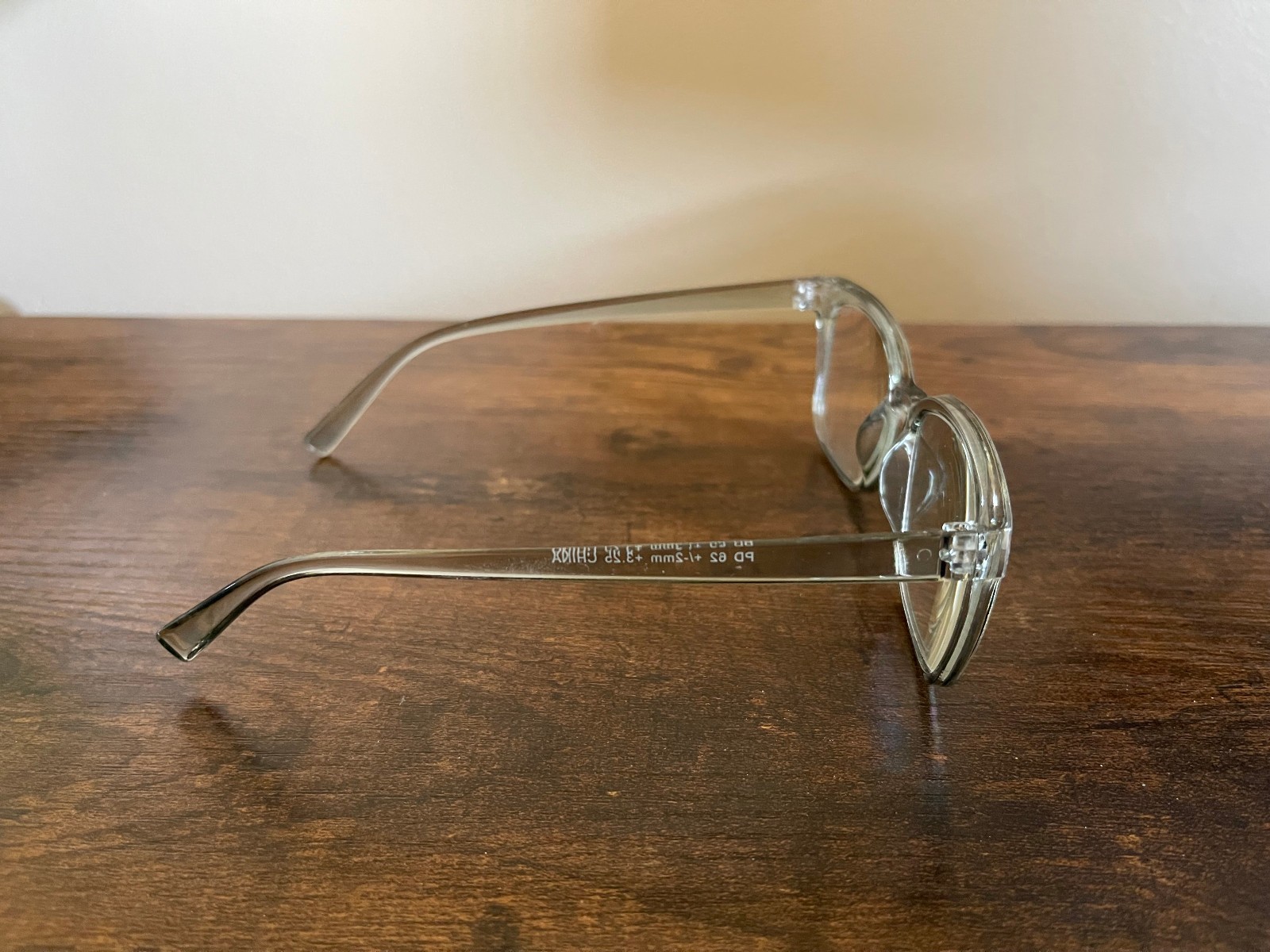 Clear Transparent Square Modern Minimalist Eyeglass Frames Only 53-17-140 mm