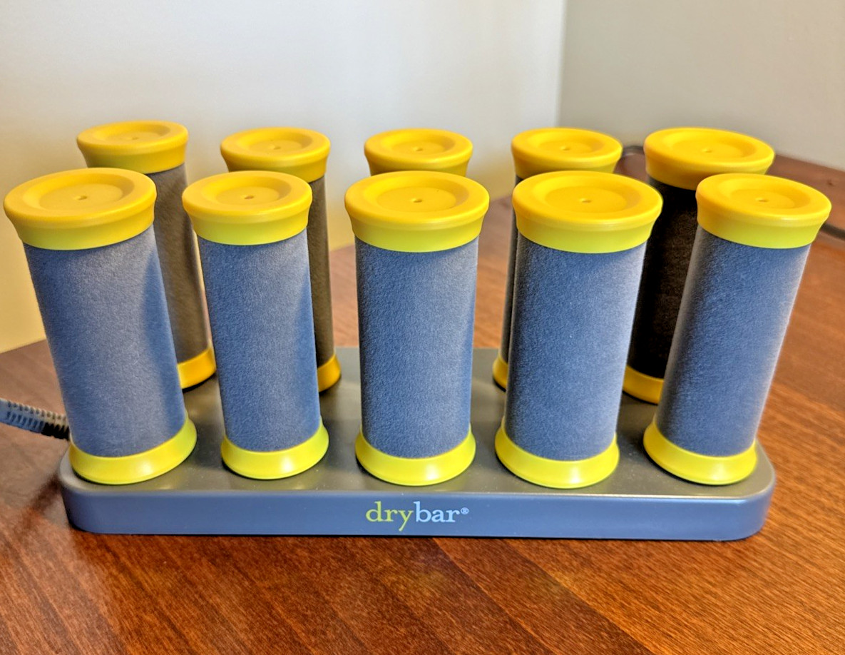 Drybar The Roller Club set, Ceramic Hot Rollers 1.5 & 1.75in