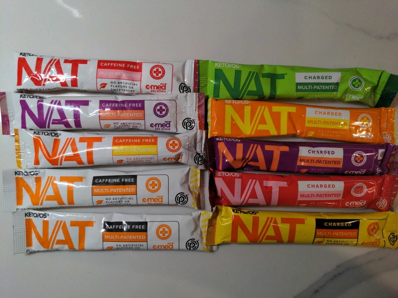 Pruvit Keto NAT OS PRO Ketones 10 sample Packets VARIOUS FLAVORS.