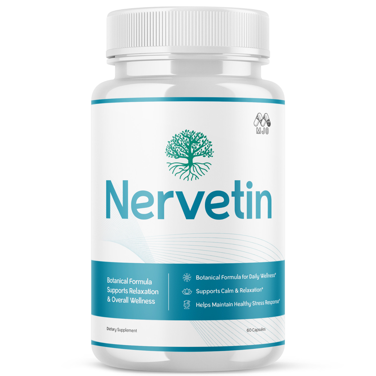 (1 Pack) Nervetin Advanced Nerve Support Strength Formula Nerve Tin 60 Capsules