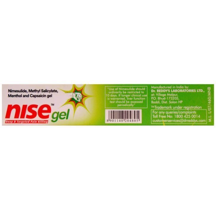 Dr.Reddy’s Nise Gel – 30gm
