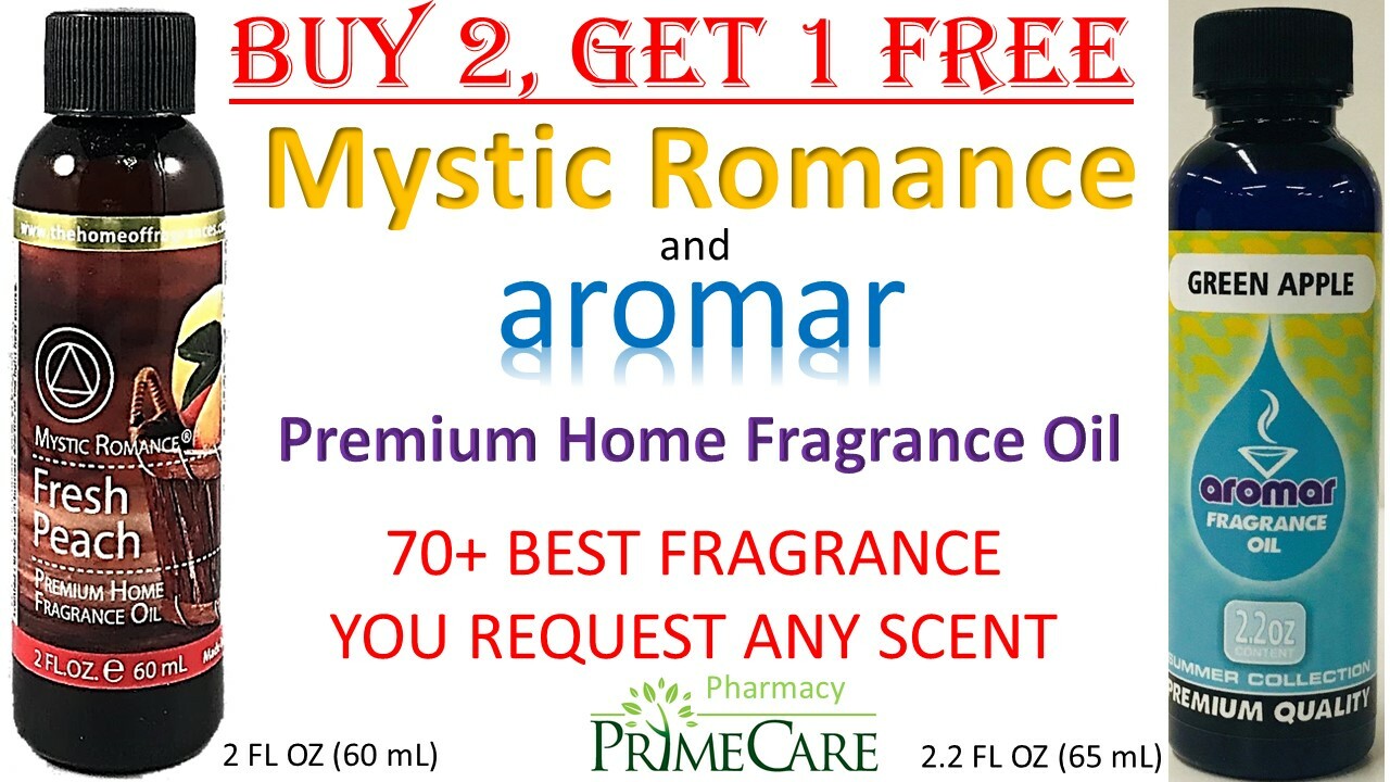 Buy 2, Get 1 FREE Mystic Romance & AROMAR 70+ Premium Essential Oil 60 mL (2 oz)