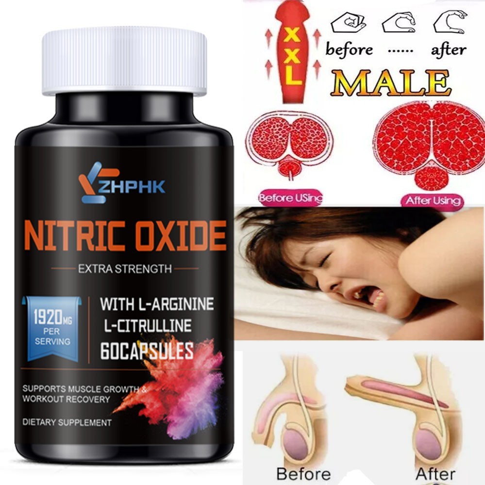 Nitric Oxide & Circulation Booster L-Arginine, L-Citrulline | Extra Strength