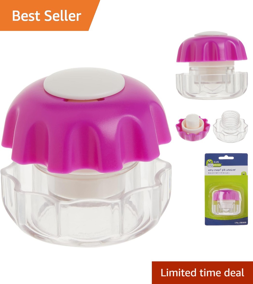 BPA-Free Pill Crusher & Grinder with Storage for Easy Medication Management