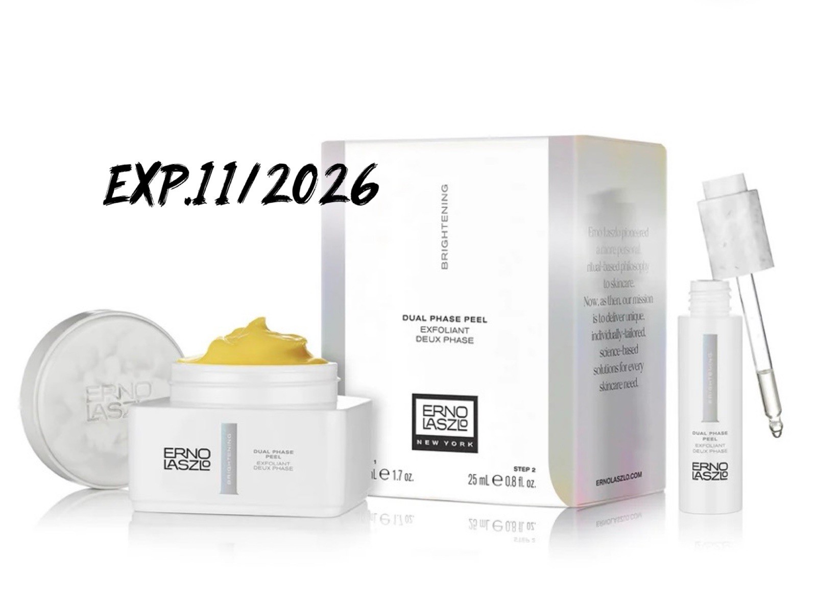 Erno Laszlo Dual Phase Peel NEW Sealed MSRP. $128 Exp 11/26