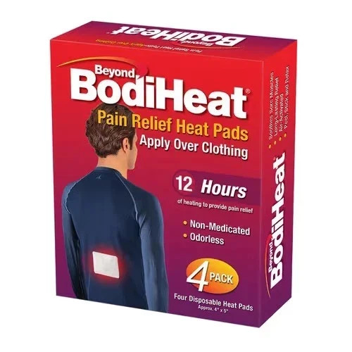 Beyond BodiHeat Pain Relief Heat Pads 4 Pack 4” X 5” | Exp says 2026-11-01