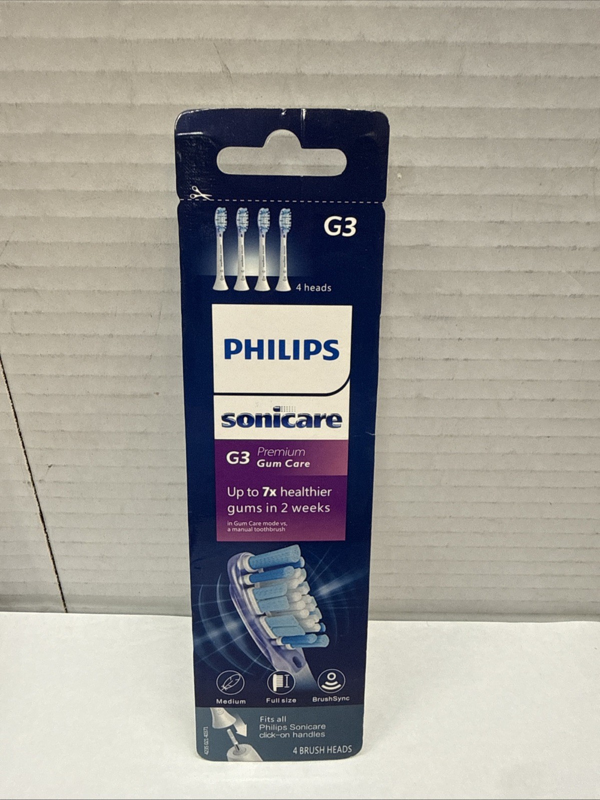 4x Replacement Toothbrush Brush Heads for Phillips Sonicare G3 Premium Gum Care