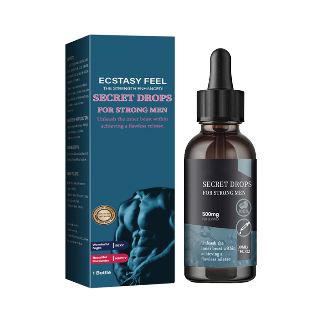 Secret Drops For Designed Strong Men, Secret Happy Drops, Enhancing Sensitivity
